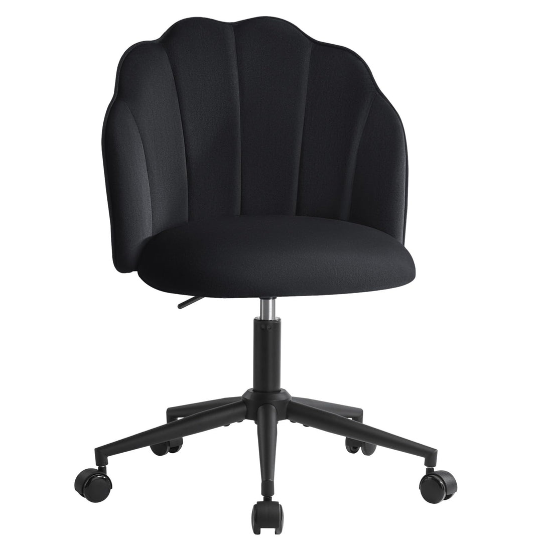 Stuhl für Schminktisch, Drehstuhl mit Rollen aus Samt, Schlafzimmer Stuhl, Schminktisch Sessel Drehb