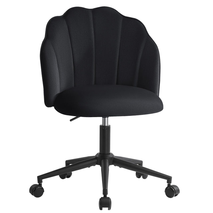 Stuhl für Schminktisch, Drehstuhl mit Rollen aus Samt, Schlafzimmer Stuhl, Schminktisch Sessel Drehb