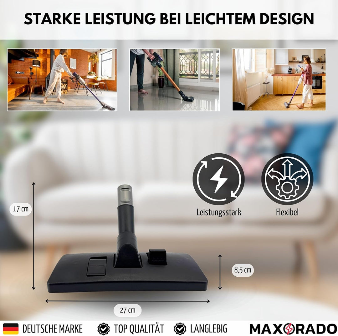 Kombidüse umschaltbar Staubsaugerbürste Boden Düse für Staubsauger kompatibel mit Dyson V6 DC58 DC59