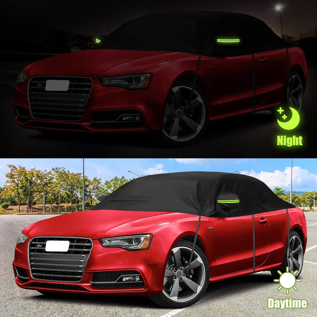 Autoabdeckung Wasserdicht Ersatz für Audi A5/S5/RS5 Cabriolet 2007-2023, Halbgarage, Autohülle Autop
