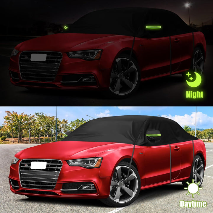 Autoabdeckung Wasserdicht Ersatz für Audi A5/S5/RS5 Cabriolet 2007-2023, Halbgarage, Autohülle Autop