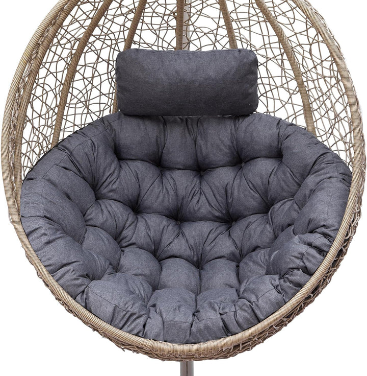 PillowPrim Hängesessel Kissen, Auflage für Polyrattan/Rattan Hängeschaukel, Polster, Hängekorb, Scha
