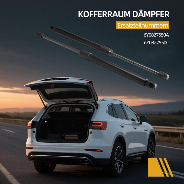 2 Stk Gasfeder Heckklappe Dämpfer Passend für Skoda Fabia I 6Y2 1999-2008, Passend für Fabia I Combi