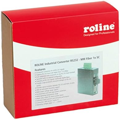 ROLINE Industrie Konverter RS232 - Multimode Glasfaser, SC