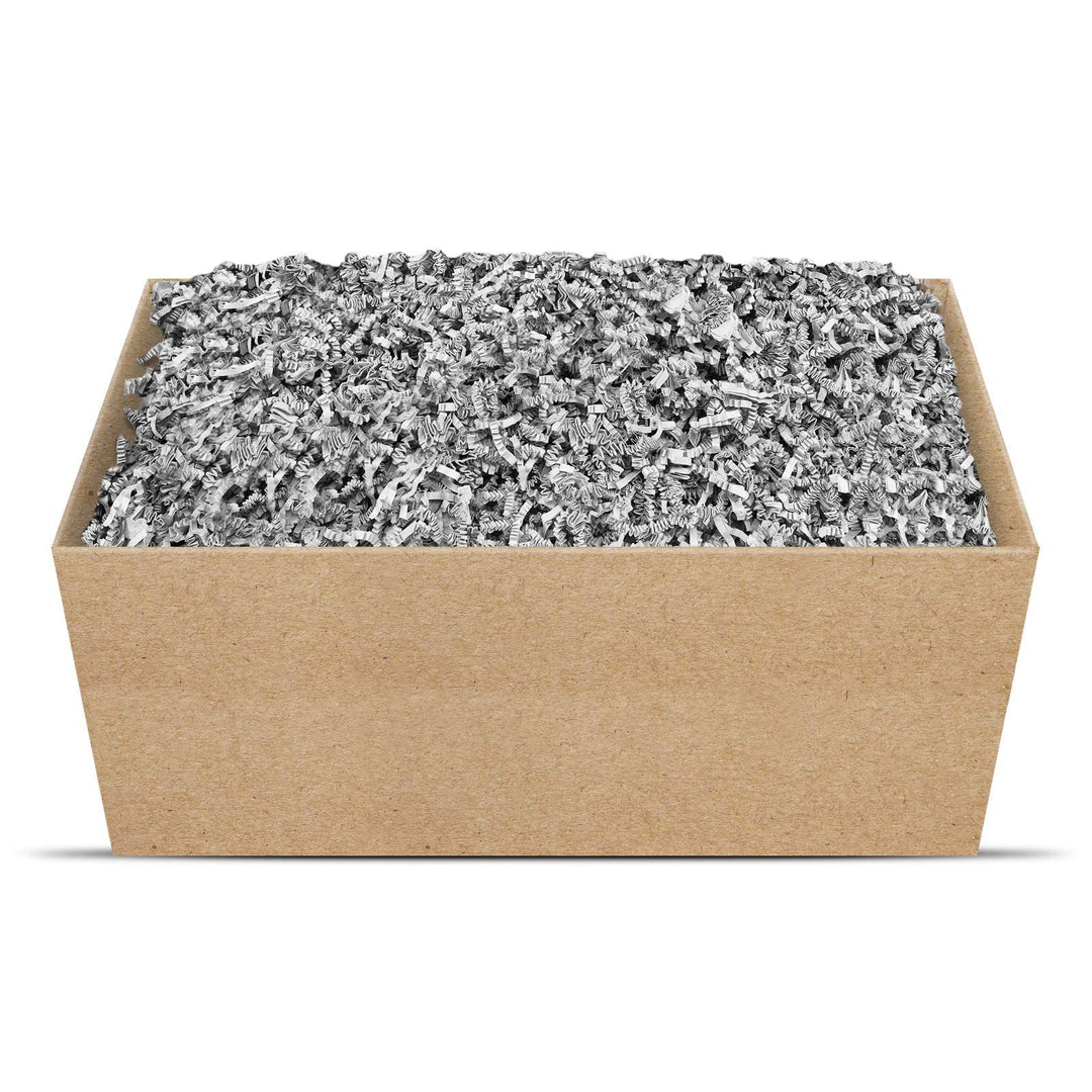 umweltfreundliches Papierfüllmaterial viele Farben 125g-1kg (Silber-grau, 1kg) Silber-grau 1 kg (1er
