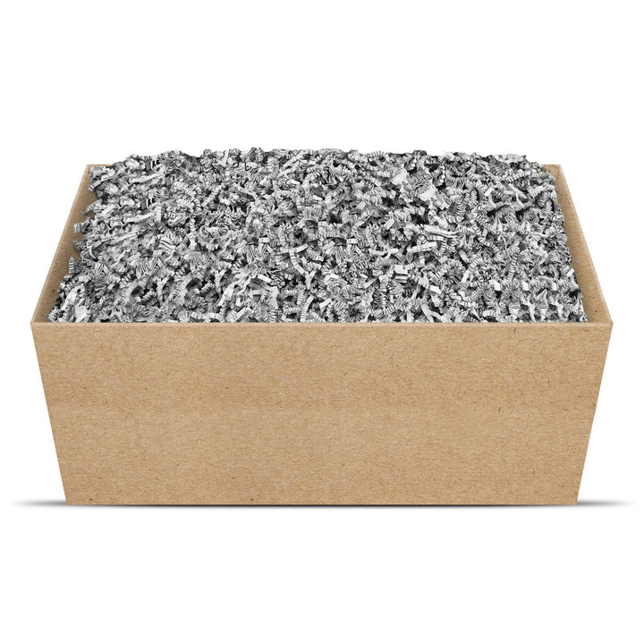 umweltfreundliches Papierfüllmaterial viele Farben 125g-1kg (Silber-grau, 1kg) Silber-grau 1 kg (1er