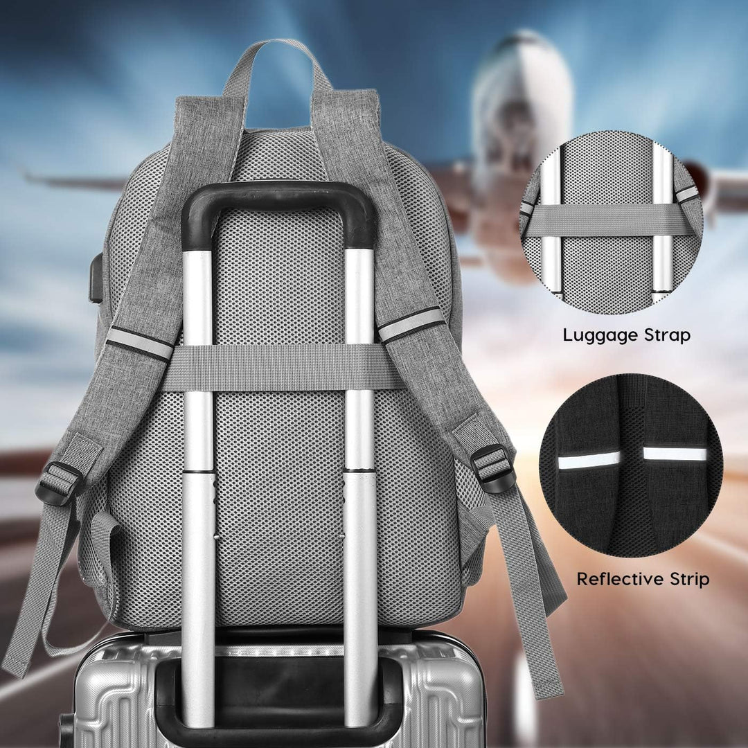 YAMTION 17,3 Zoll Rucksack Herren Schulrucksack Damen,Schulranzen Jungen Teenager Schultasche Mädche