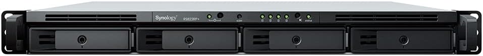 Synology RS822RP+ 4-Bay RackStation NAS (AMD Ryzen V1500B 2GB RAM 4xRJ-45 1GbE LAN-Port) ohne HDDs o
