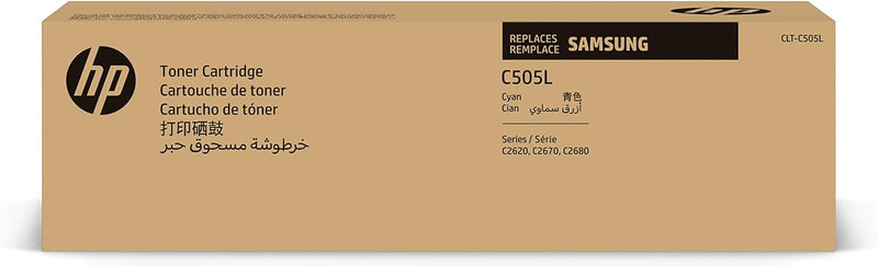 HP CLT-C505L/ELS (SU035A) Original Toner Cyan (Kompatibel mit: SL-C2620DW/C2670FW/C2680FX), cyan