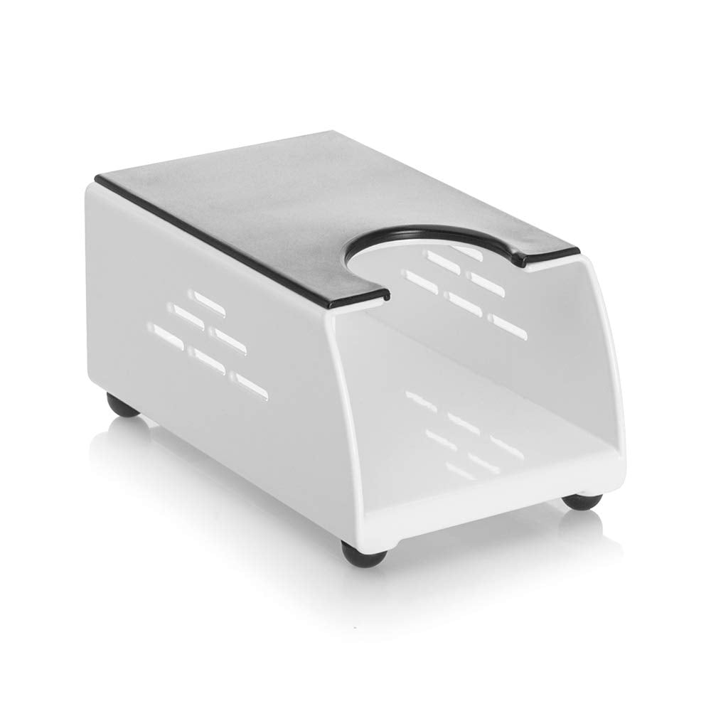 Tampingstation Edelstahl weiss Tampermatte MARESE