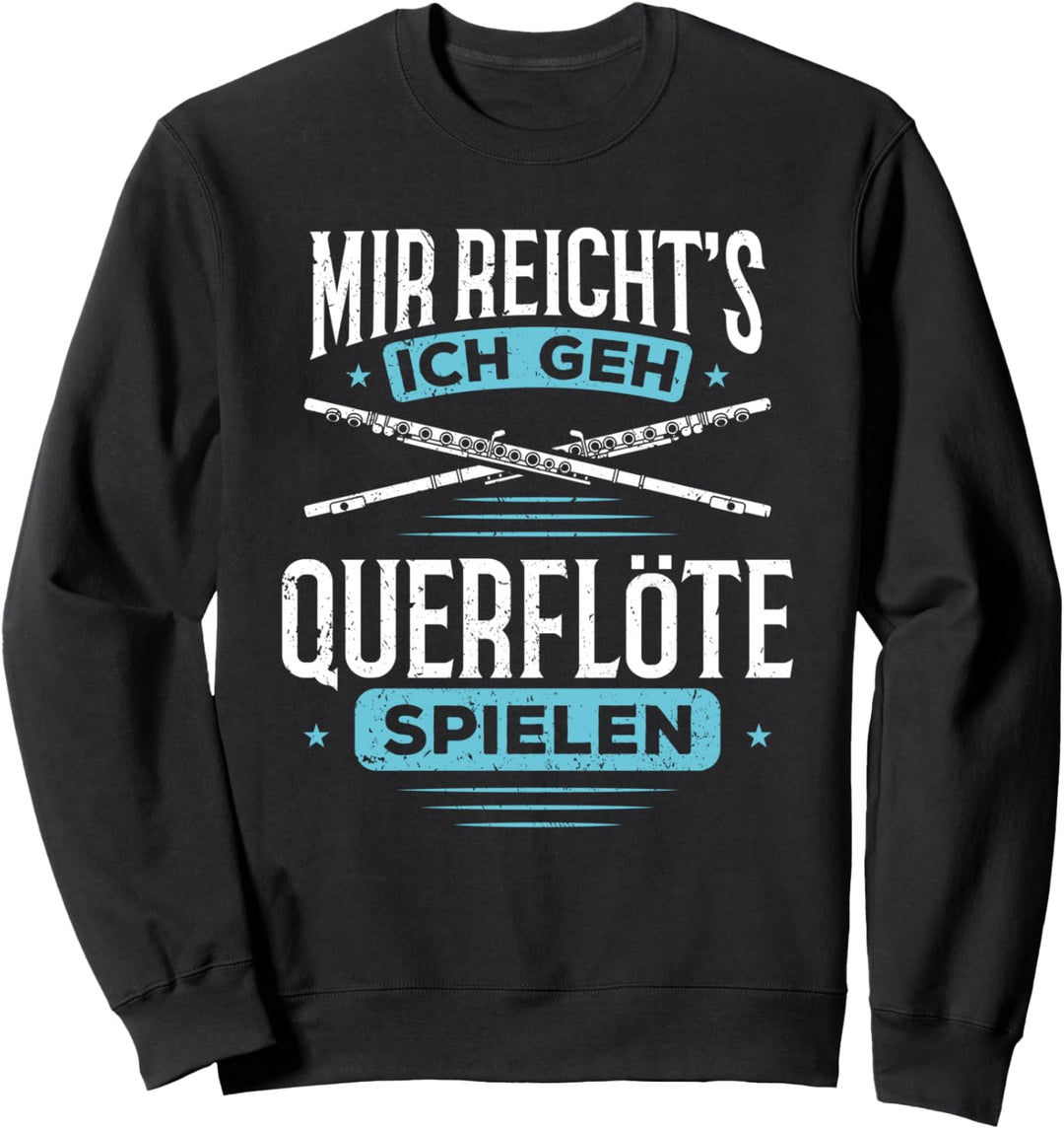 Querflöte, Querflötenspieler Orchester Design I Virtuosen Sweatshirt