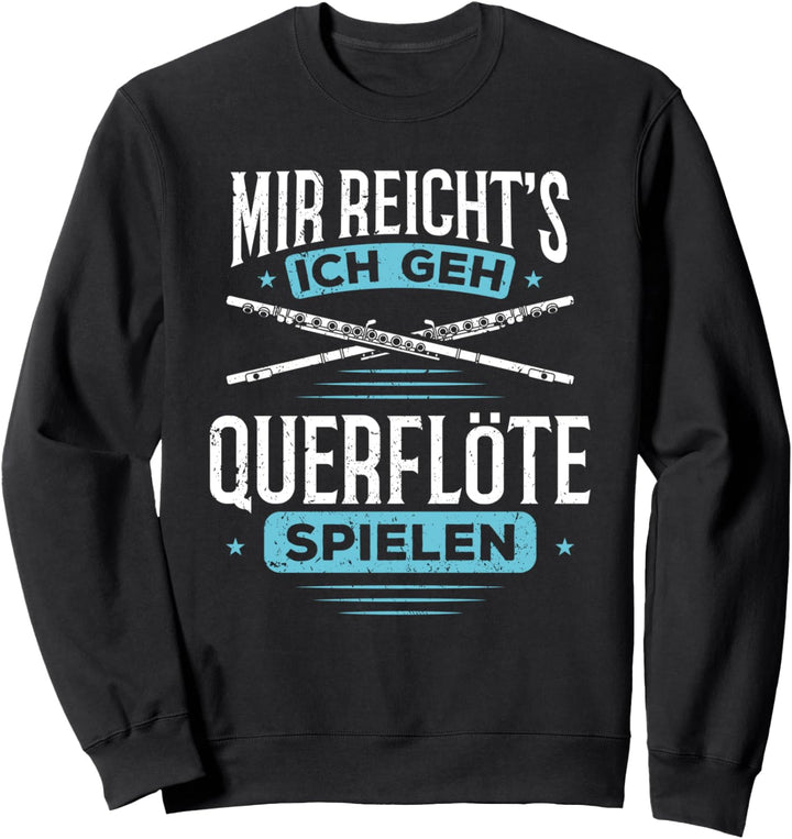 Querflöte, Querflötenspieler Orchester Design I Virtuosen Sweatshirt