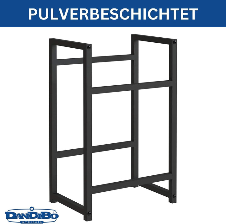 DanDiBo Getränkekistenregal 2 Kisten Schmal Metall Stehend 96475 Getränkekistenhalter 47 cm Getränke