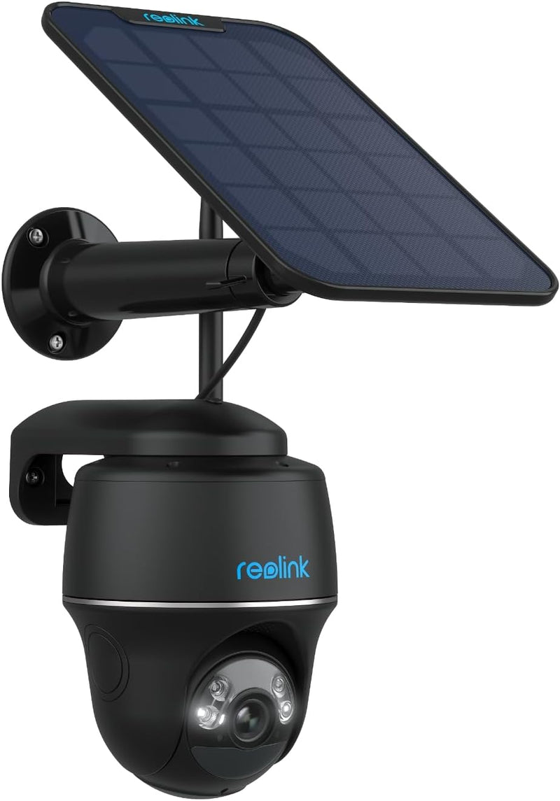 Reolink 2K PTZ Solar Überwachungskamera Aussen Akku 355°/140° Schwenkbar WLAN Kamera Outdoor mit 2,4