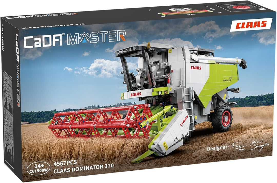 CaDA CLAAS Dominator 370 Mähdrescher - 4567 Teile - Selbstbaustein Baustein Modell C61508W