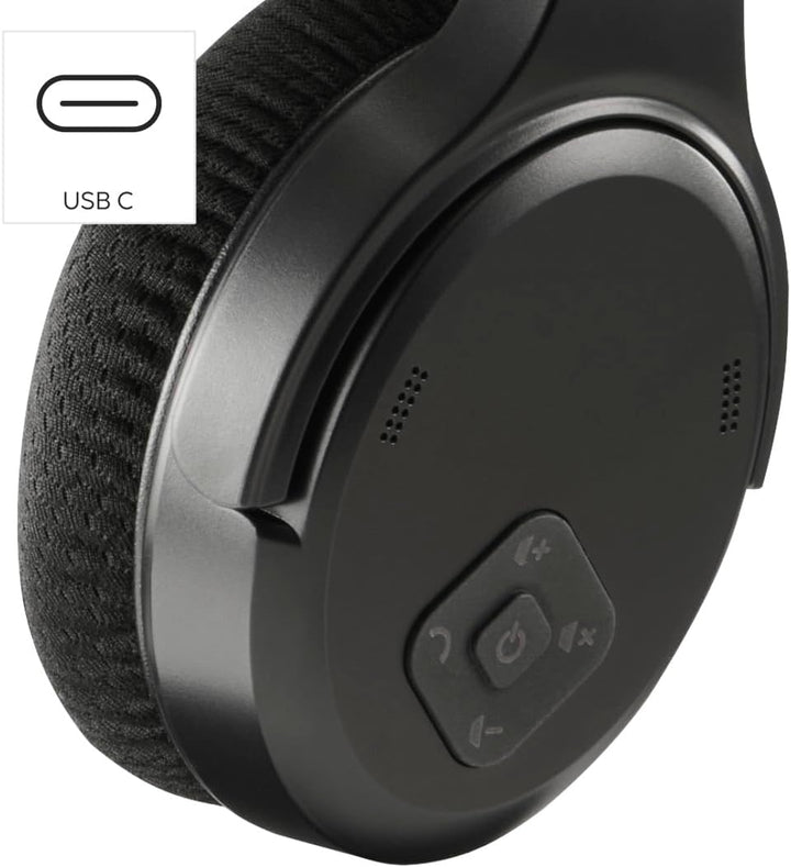 Hama Funkkopfhörer für TV, 2,4 GHz (kabelloser Kopfhörer für fernsehen ohne Audioverzögerung, 16 h S