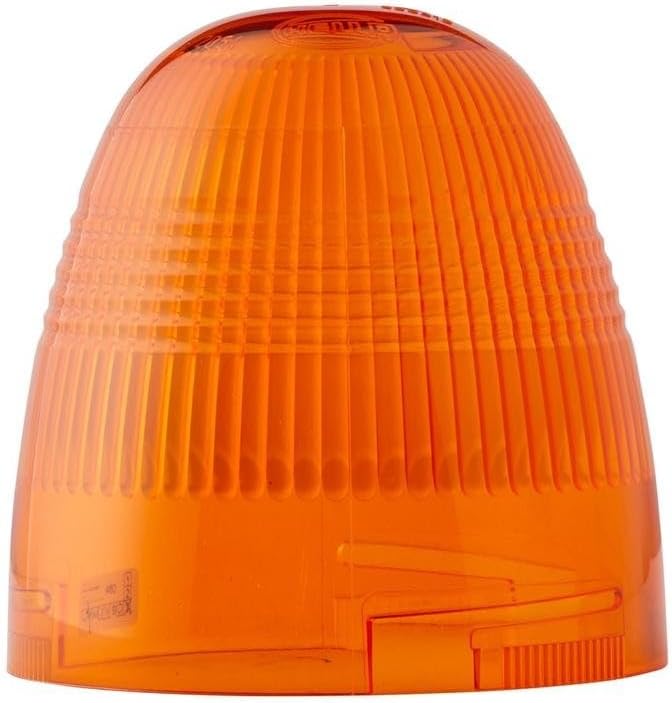 HELLA - Halogen-Rundumkennleuchte - KL Rotafix - 24V - Gelb - Anbau/geschraubt - Stecker: Flachsteck