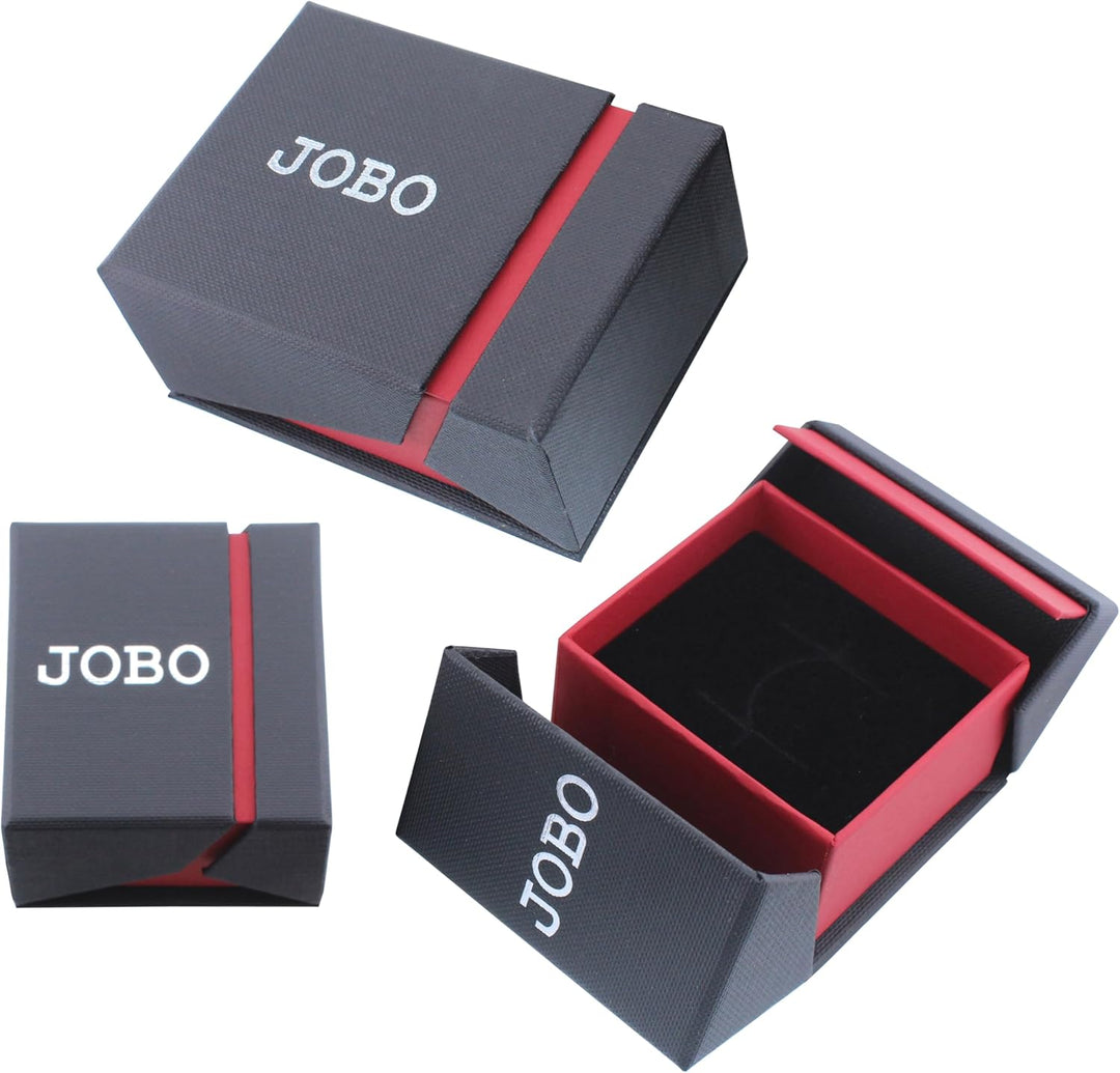 JOBO Damen-Anhänger aus 585 Weissgold mit 14 Diamanten