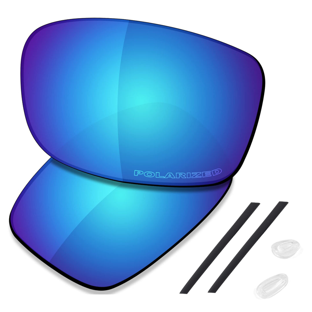 Saucer Premium Ersatzgläser und Gummi-Sets für Oakley Gauge 8 M OO4124-57 mm Sonnenbrille High Defin