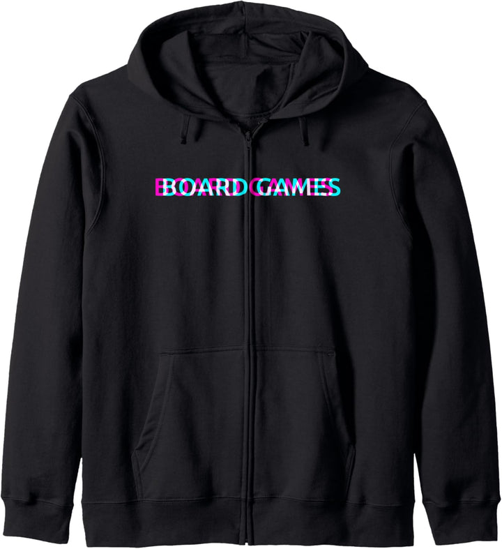 Brettspiele, coole Hobby Edgy Glitch ästhetische Kunst Kapuzenjacke