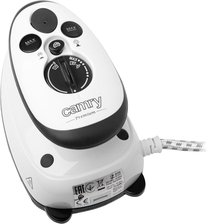 Camry Mini Bügeleisen 420W – Reisebügeleisen Mini mit Dampf und Trockenfunktion, Bügeleisen Klein mi