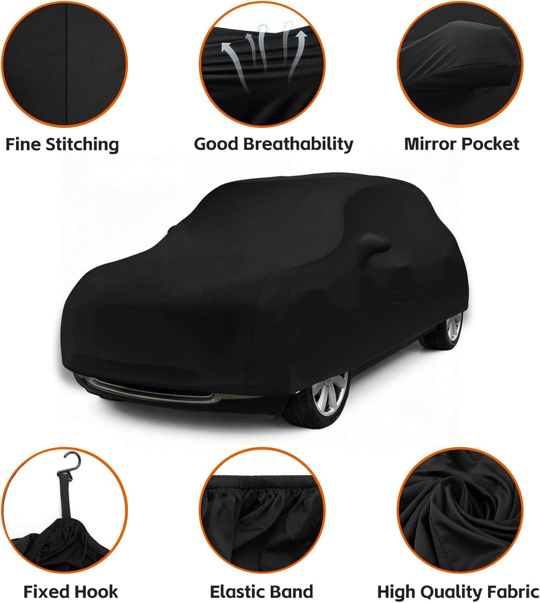 Autoabdeckung Indoor für BMW MINI Cooper 3 2000-2026, Elastisches Innenbereich Auto Abdeckplane Auto