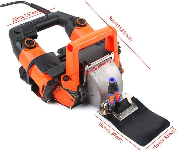 5200W Wandfräsen, Grabenfräsen, elektrische Grabenfräsen, Schlitz Grabenfräsen, Beton Grabenfräsen m