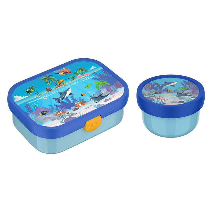 Mepal | Kinder Obst- und Bento Box | Campus meets Fruits | Spülmaschinenfest & BPA-frei | 300 & 750