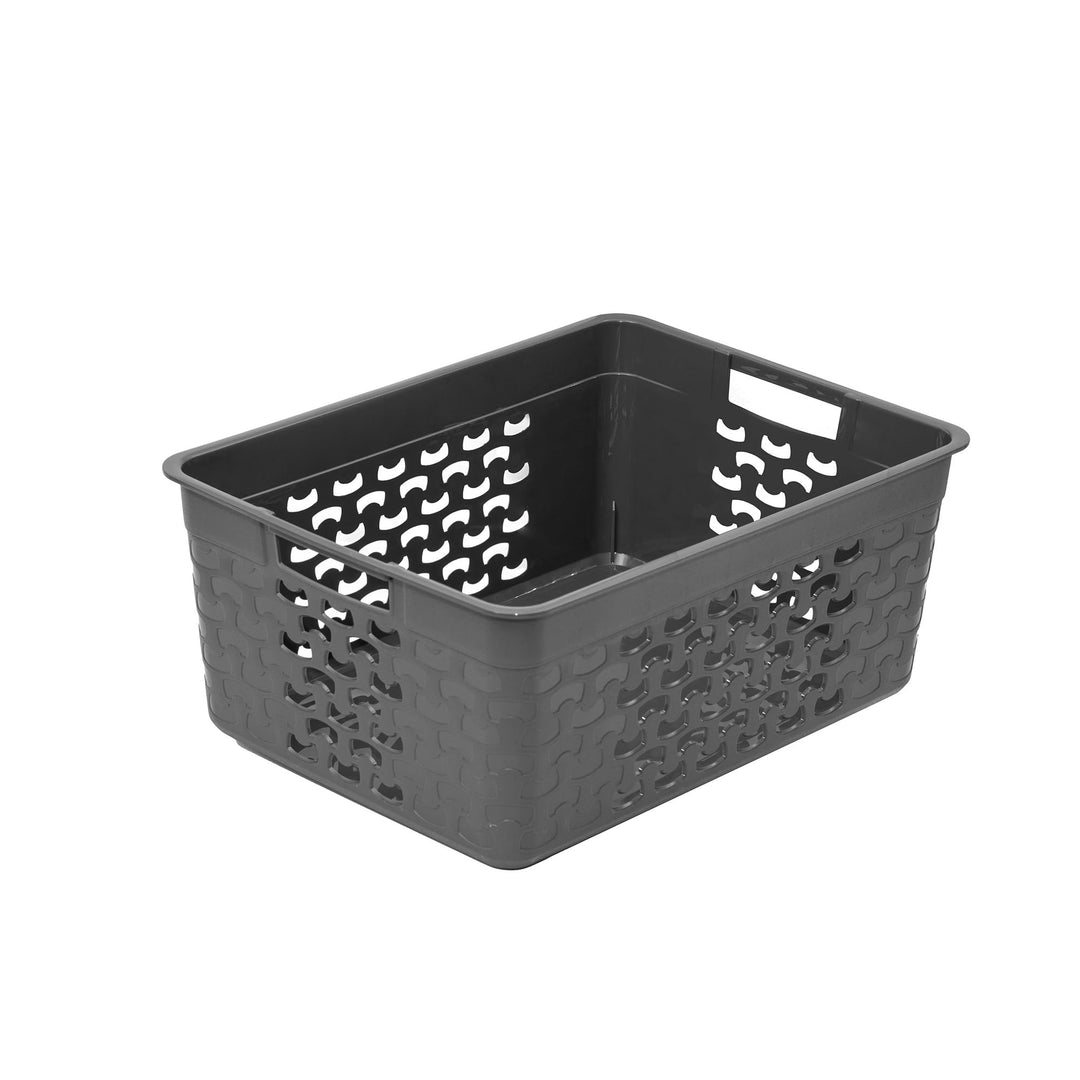 BranQ - Home essential Universeller, multifunktionaler, Aufbewahrungskorb in Cotton Design, BPA-frei