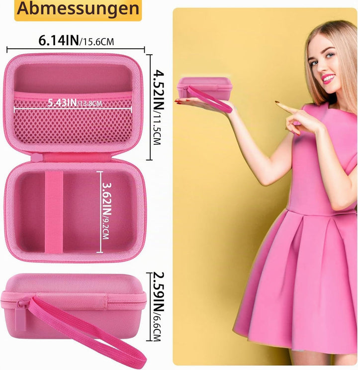co2CREA Harte reiseschutzhülle Etui Tasche für Fujifilm Instax Mini Link/instax Mini Link 2 /Mini Li