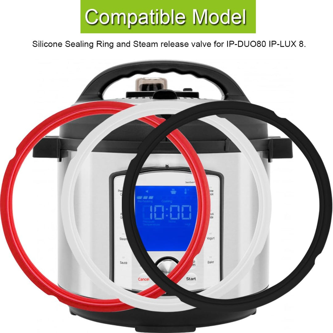 Silikon Dichtung für Instant Pot 8 Quart (QT), Ersatzteile Ersatzdichtung für Instant Pot 8 Quart (Q