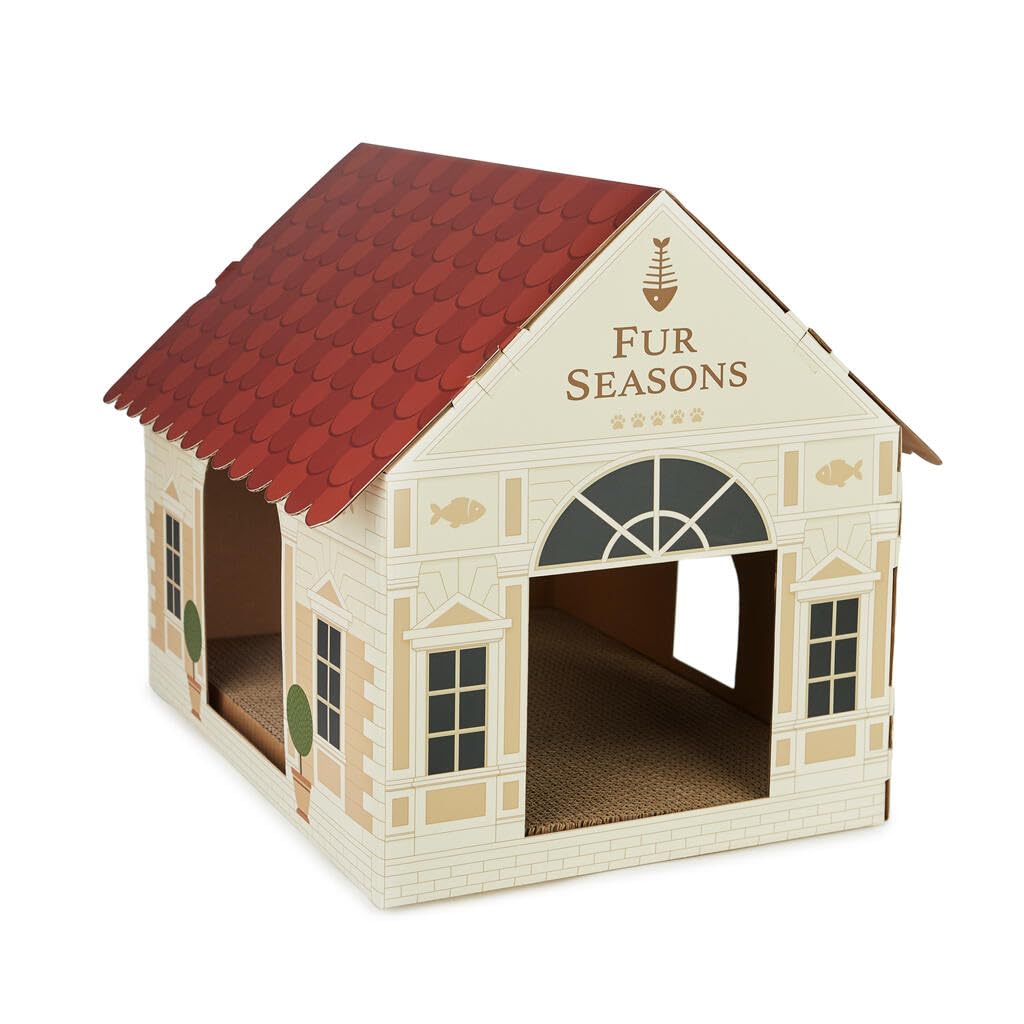 balvi Katzenhaus & Kratzbaum Fur Seasons Das exklusivste Kratzgestell der Stadt Karton