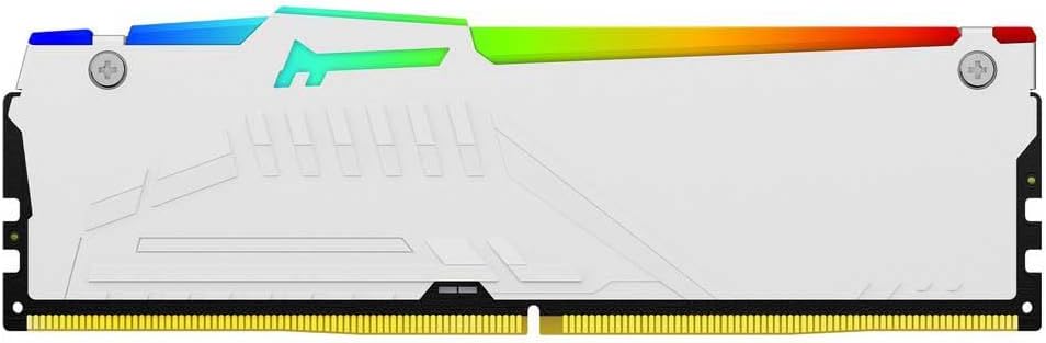 Kingston Fury Beast Weiss RGB Expo 32GB 5600MT/s DDR5 CL36 DIMM Desktop Gaming Speicher Einzelnes Mo
