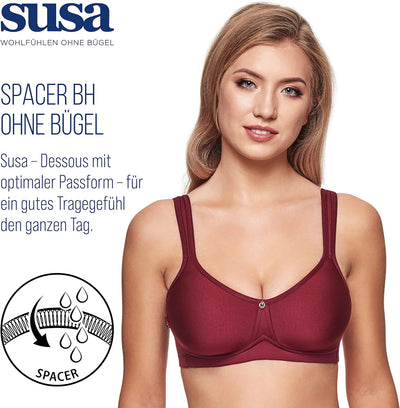 SUSA Damen Catania BH 80D Carmin Red, 80D Carmin Red