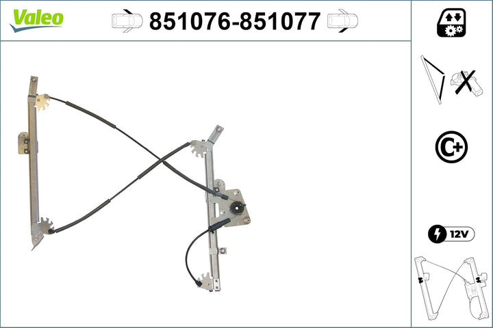 VALEO Fensterheber 851076