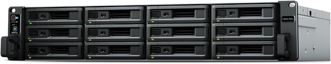 SYNOLOGY RS3621RPXS 2U 12BAY 2.2GHz 6C 8GB DDR4 4X 1GBE 2X USB 3.2 RPS, schwarz