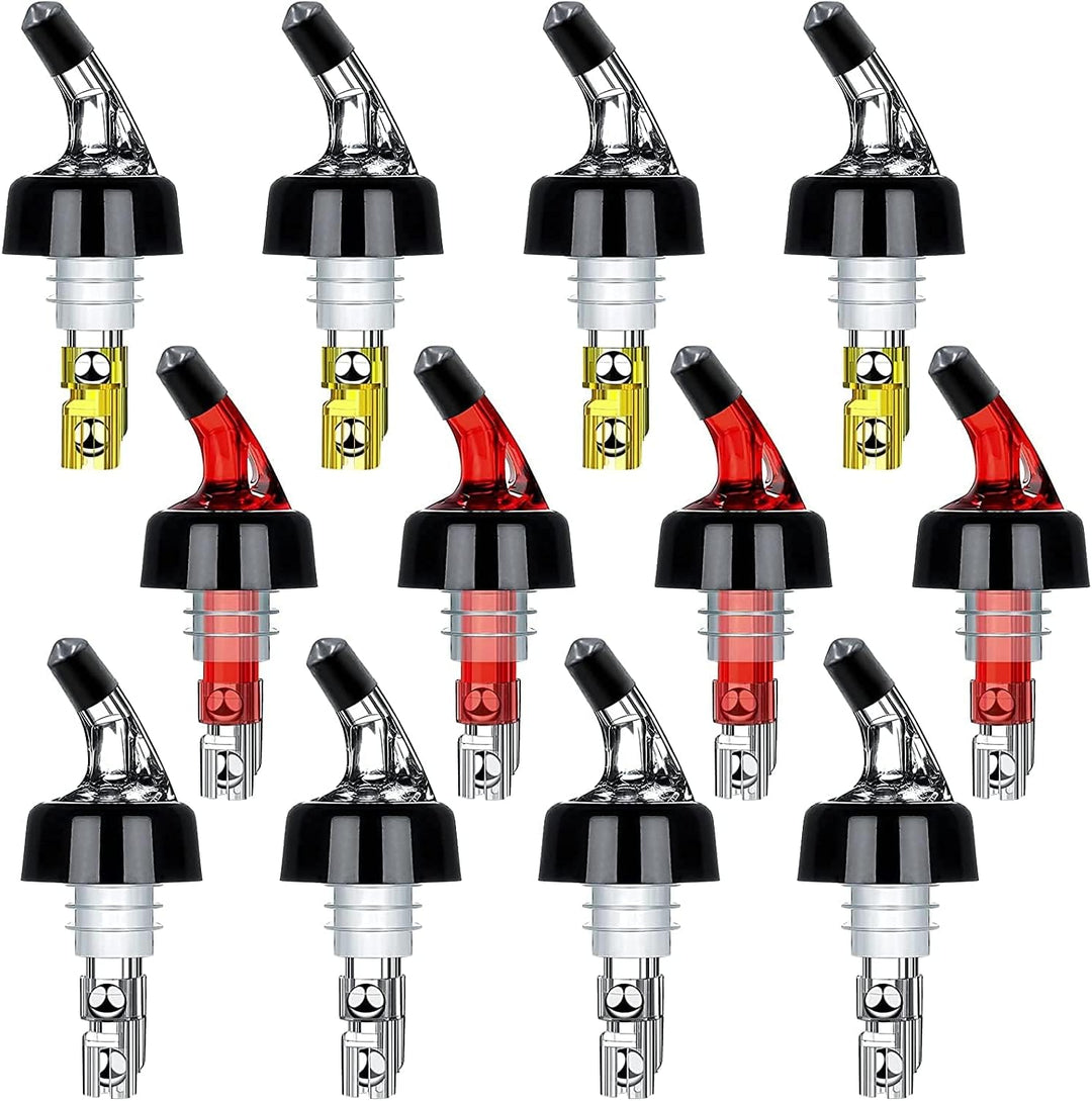 Flaschenausgiesser 12 Stück Dosierer 3cl Auto-Pour Ausgiesser Schnapsspender Flaschendosierer Ausgus