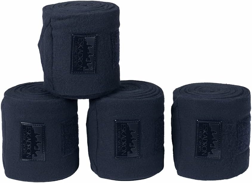 Eskadron Bandagen Fleece 4'Set Classic Sports Kollektion Herbst/Winter 2021 Dark Navy Pony, Dark Nav