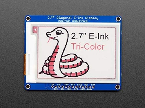 Adafruit 2.7" Tri-Colour eInk/ePaper Display with SRAM (Red Black White)