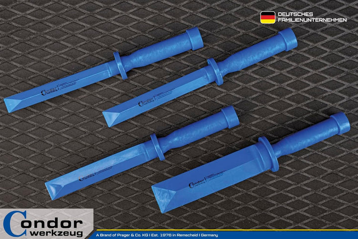 Condor Werkzeug 3706 | Kunststoff Schaber-Satz | 4-tlg. | Meissel Satz | Klebegewicht Entferner | Sc