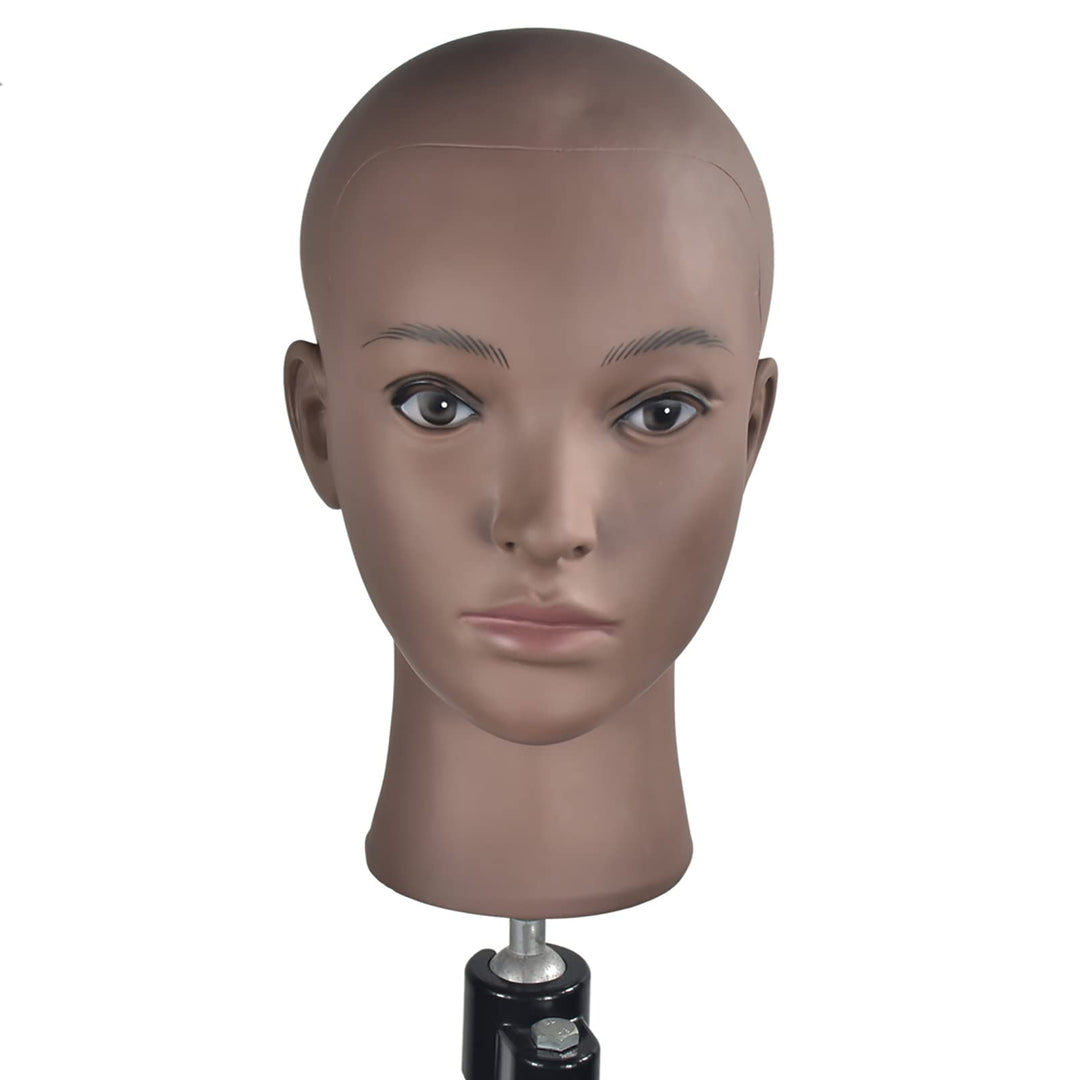 Mannequin-Kopf, weiblich, ohne Haare, Übungskopf für Perückenherstellung und zum Ausstellen von Perü