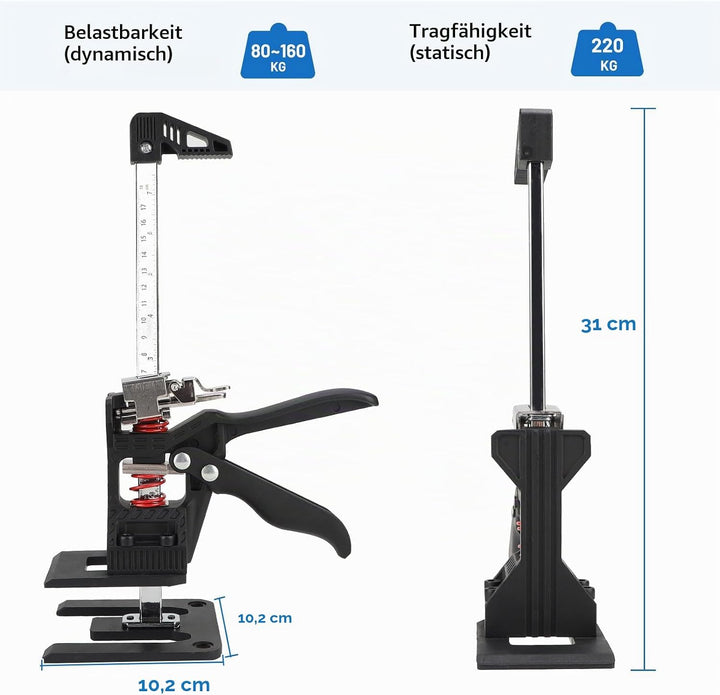 DBREAKS Arbeitssparender Arm, 2 Pcs Arm Handwerkzeug Heber(Vergrösserte Grundplatte), langsamer Möbe
