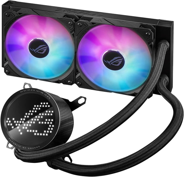 ASUS ROG Ryuo III 240 RGB All-in-One-Flüssig-CPU-Kühler (2x adressierbare 120 mm ARGB Radiatorlüfter