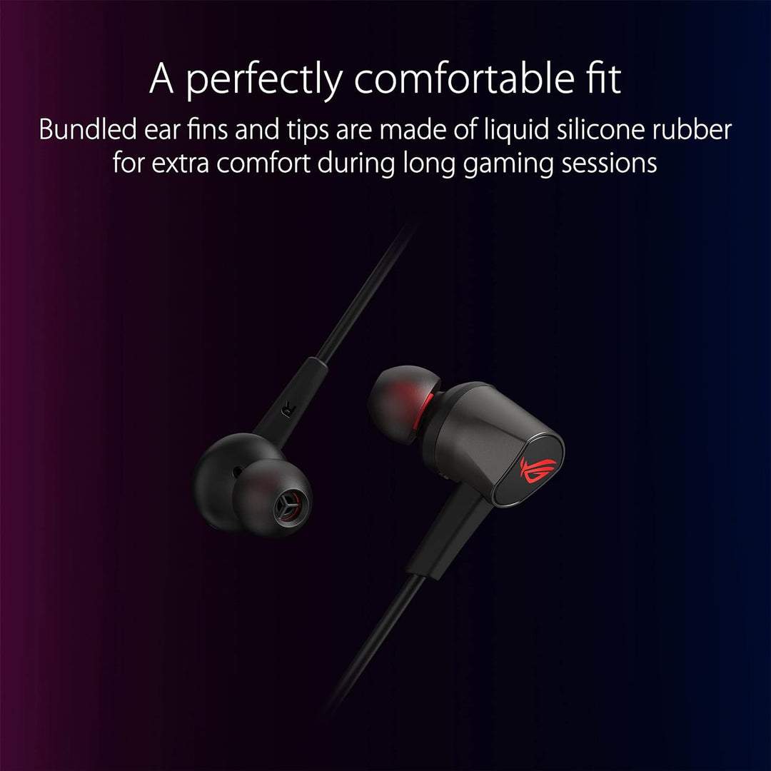 ASUS ROG Cetra II Core In-Ear-Gaming-Kopfhörer (3,5-mm-Stecker, kompatibel mit PCs, Notebooks, Mobil