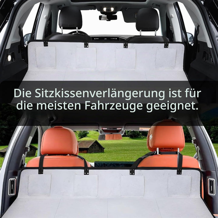 Auto Rücksitz Brücke, Verlängerung mit Schondecke für Hunde, Faltbar für Die Meisten Autos SUV in He