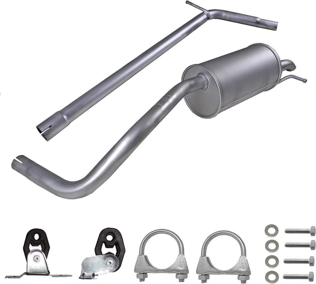 Ferroz Export Ersatz für Auspuff VW FOX 1.2 2005-2011 Rohr+Endschalldämpfer Auspuffanlage