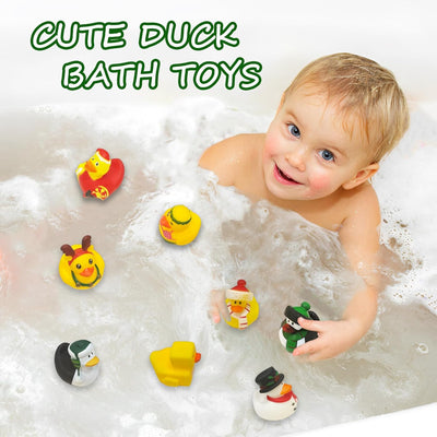 Adventskalender Enten 2024,Adventskalender Kinder Quitsche Enten,24 Weihnachten Quietscheenten Enten
