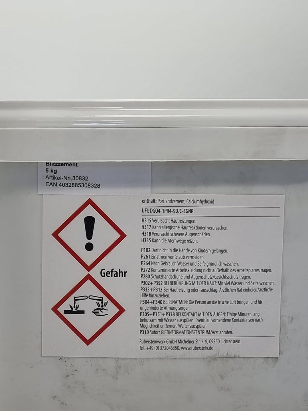Blitzzement (5 Kilogramm), 5 Kilogramm