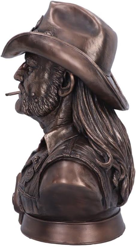 Nemesis Now Offizielles Lizenzprodukt Motorhead Lemmy Bust, Bronze, 35 cm