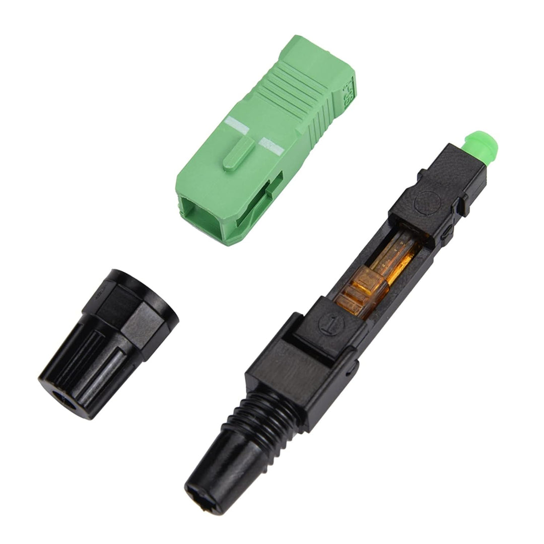 FTVOGUE 100Stück Embedded Optic Fiber Schnellkupplung Verbindungsadapter für FTTH Industrial Electri